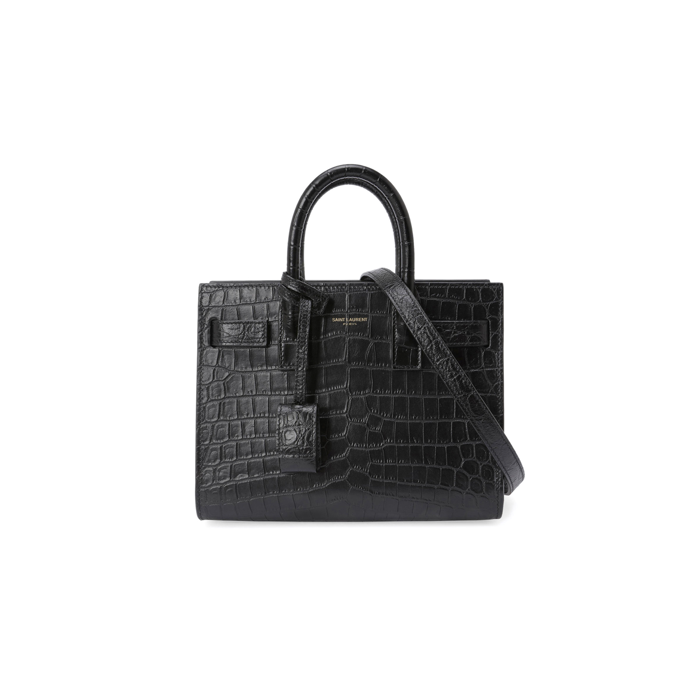 Y*L sac de jour in crocodile-embossed leather-nano 392035dzeaw1000 (22*18*10.5cm)